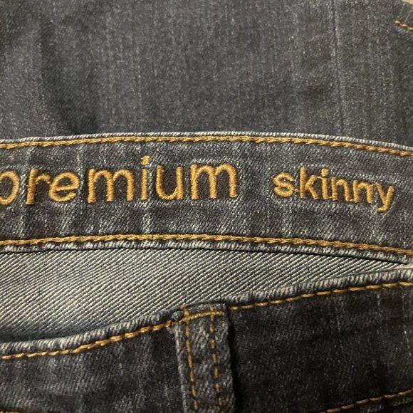 GAP Women's Premium Skinny Stretch Blue Jeans Size 4 (27) Dark Rinse - Picture 2 of 6